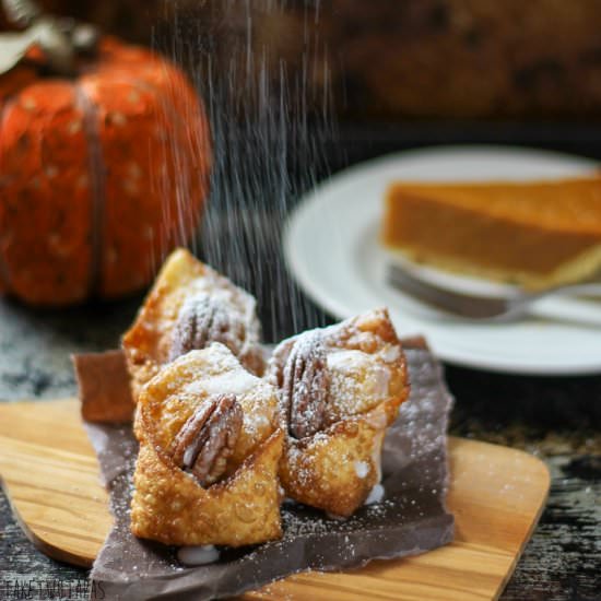 Chocolate Pumpkin Wontons