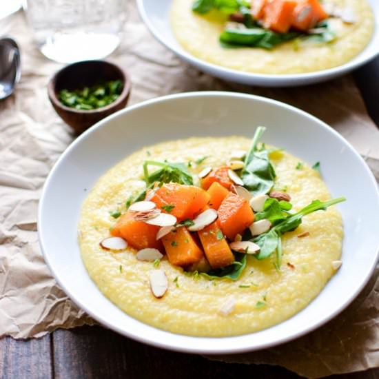 Butternut Squash, Buckwheat Polenta