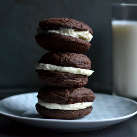 Cookies and Cream Sandwiches
