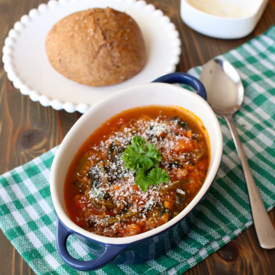 Italian Sausage Spinach Soup