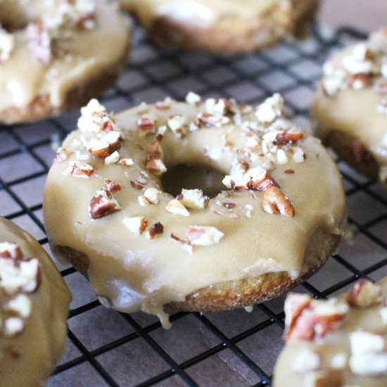 Maple Glazed Apple Cider Doughnuts