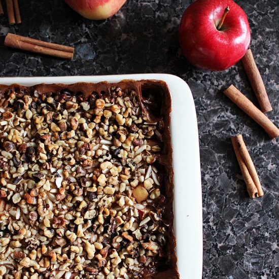 Maple Cinnamon Baked Apple Oatmeal