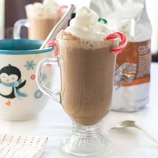 Peppermint Coffee Hot Chocolate