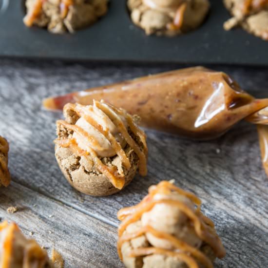 Gingerbread & Caramel Cookie Cups
