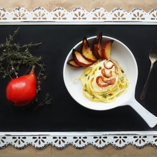 Parsnip n’ Pears Mac n’ Cheese