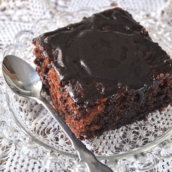 boiled chocolate cake