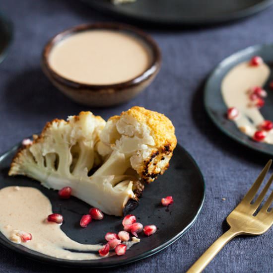 Lemon Tahini Cauliflower