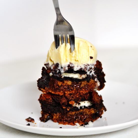 Chocolate Chip Cookie Oreo Brownies