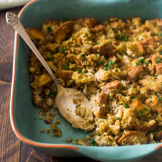 Easy Gluten Free Stuffing