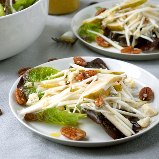 Celeriac, Pear & Stilton Salad
