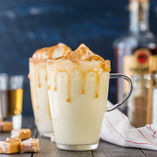 Salted Caramel Eggnog