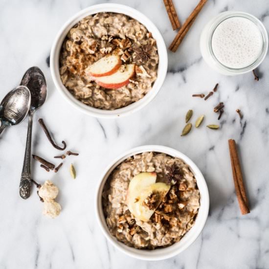 Pecan chai oatmeal