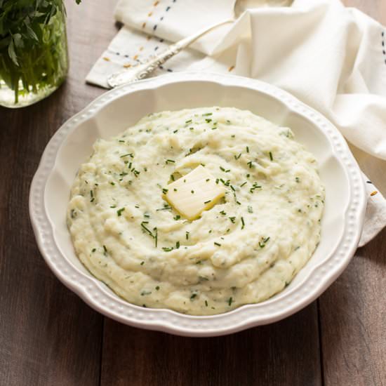 Roasted Garlic Ranch Mashed Potatoes