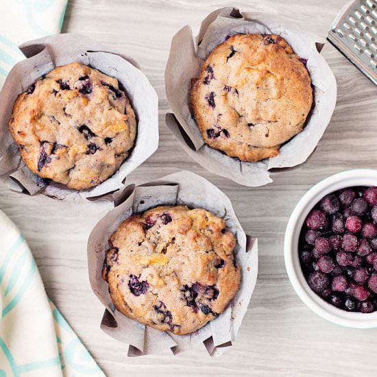 Carrot Blueberry Muffins