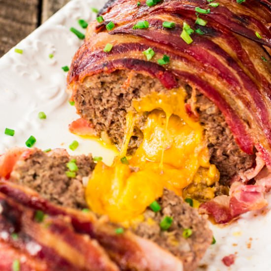 Cheese Stuffed Meatloaf