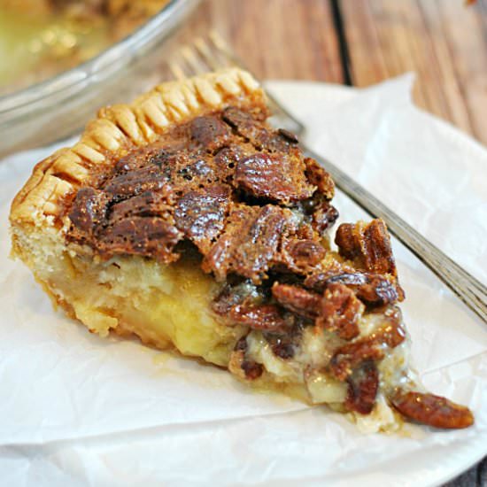 Double Decker Pecan Brie Pie