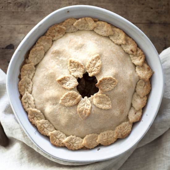 Salted Caramel Apple Pie