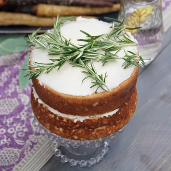 Rosemary Pear Shortcake