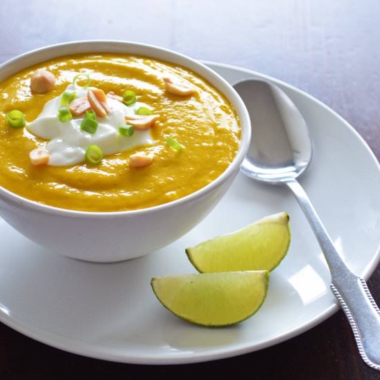 Spicy Pumpkin and Coconut Soup