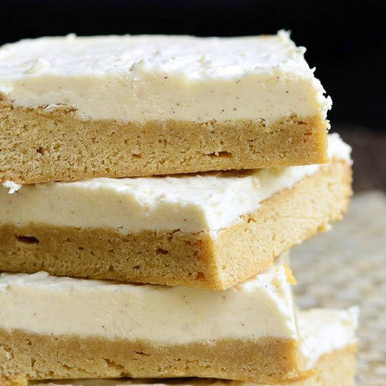 Frosted Maple Cookie Bars