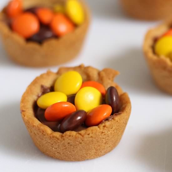 Nutella Peanut Butter Cookie Cups