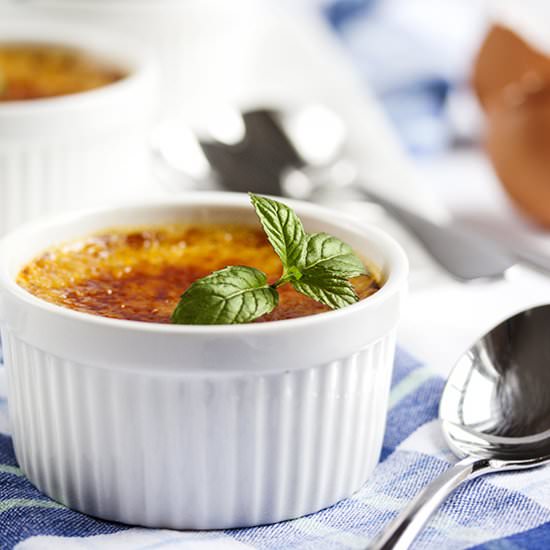 Sunshine Squash Creme Brulee
