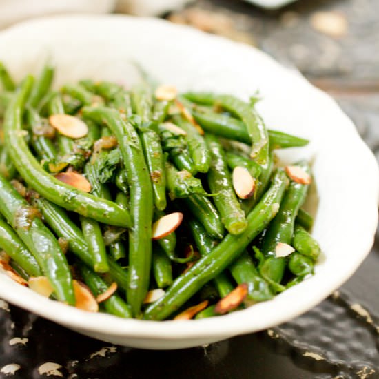 Green Beans with Almonds