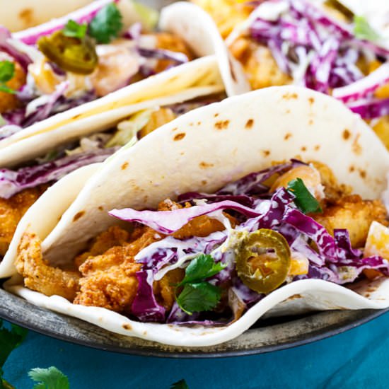 Southern Catfish Tacos