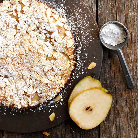 Italian Pear Almond Cake