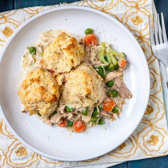 Biscuit-Topped Chicken Pot Pie