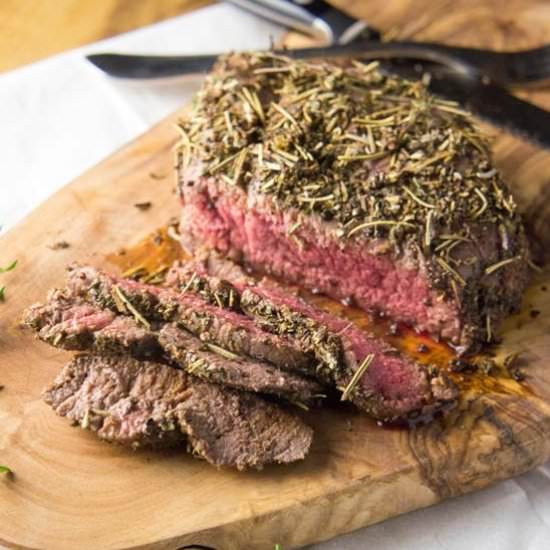 Herb Crusted London Broil