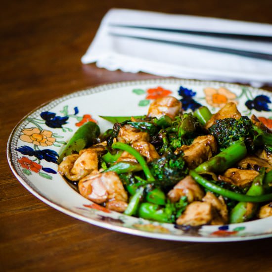 Chicken with Black Bean Sauce