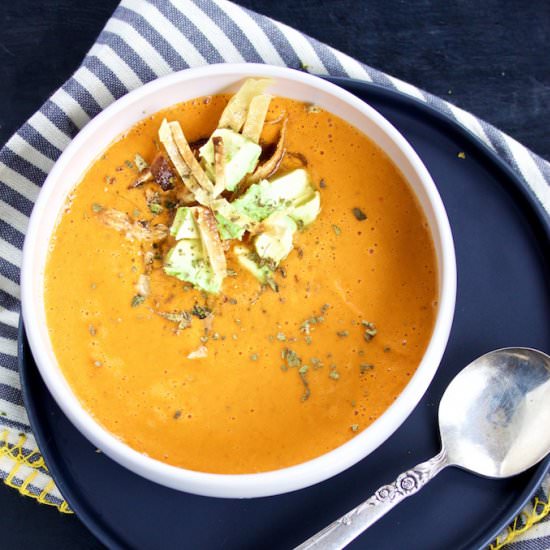 Creamy Tomato and Chipotle Soup