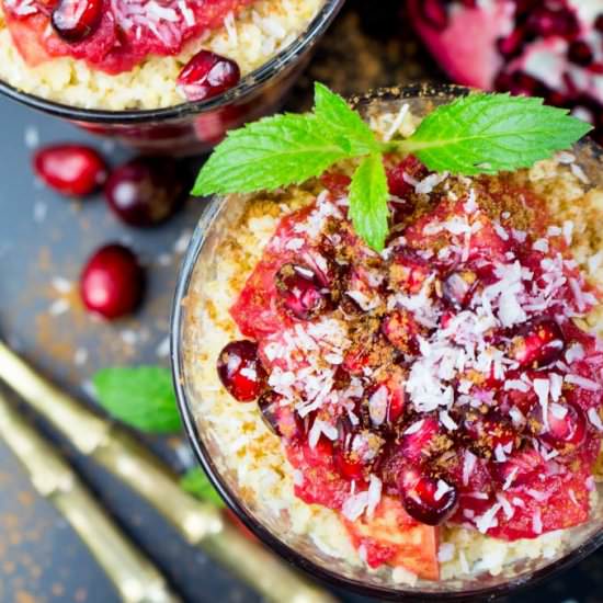 Millet Porridge with Cranberries