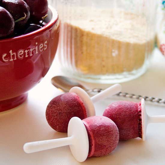 Cherry Pie Ice Pops