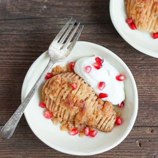Hasselback Pears