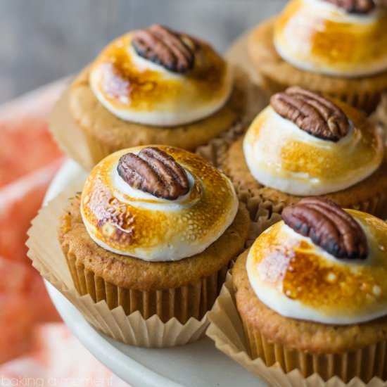 Sweet Potato Souffle Cupcakes