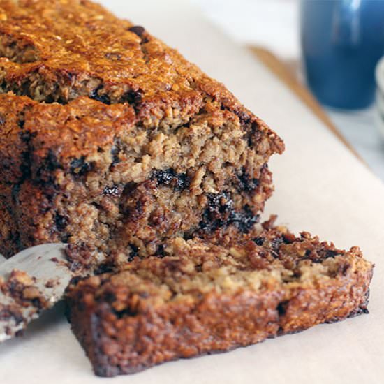 Vegan Chocolate Banana Bread