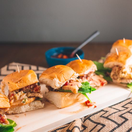 Thanksgiving Leftovers Sliders