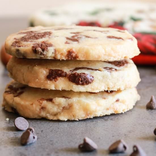 Thick Nutella Chip Shortbread