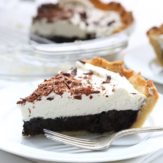 Brownie Truffle Pie