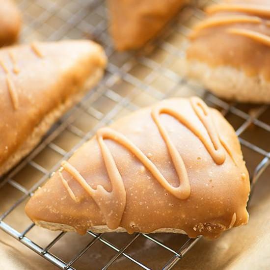 Maple Glazed Cinnamon Scones