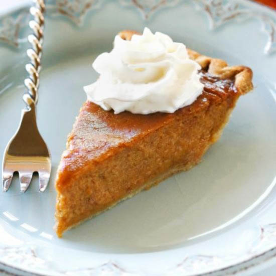 Pumpkin Eggnog Pie