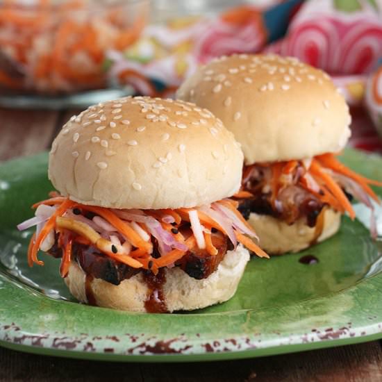 Spicy Pork Belly Sliders