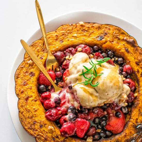 Berry Pumpkin Bowl
