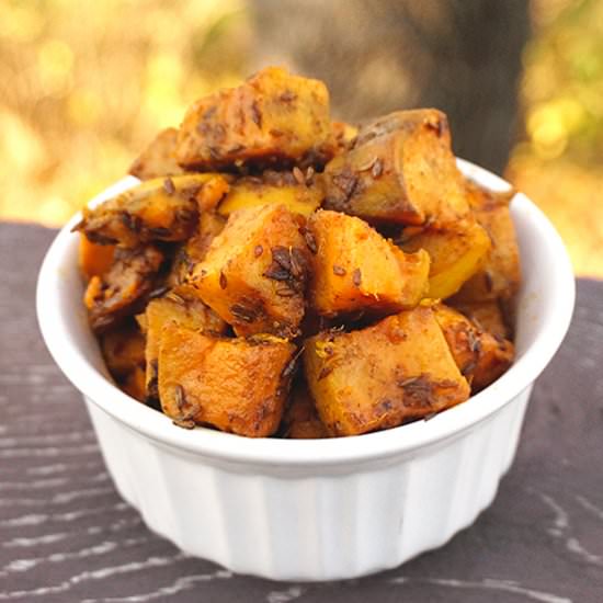 Tangy Sweet Potato with Cumin