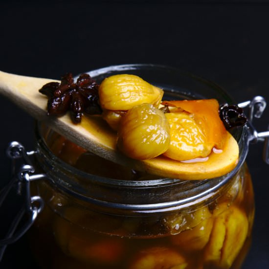 Chestnuts in Syrup