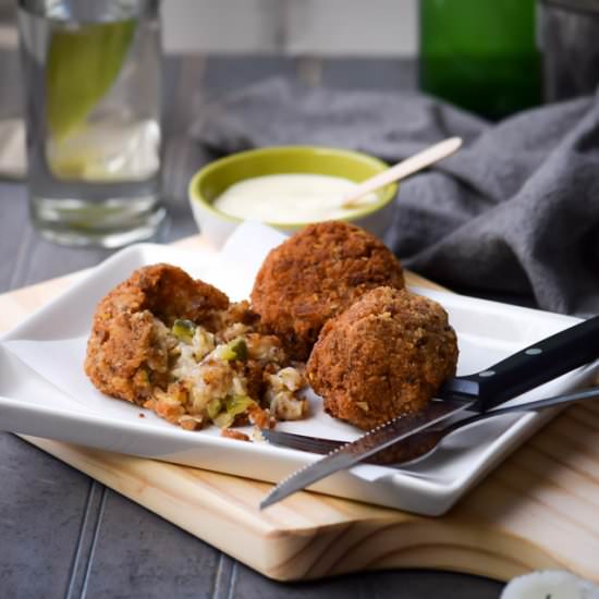 Zucchini and Brown Rice Arancini