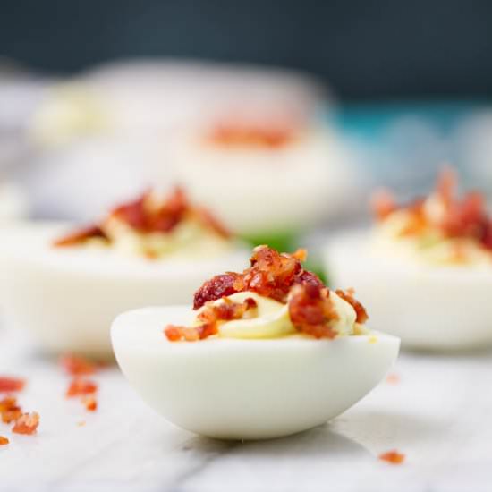 Jalapeno Popper Deviled Eggs