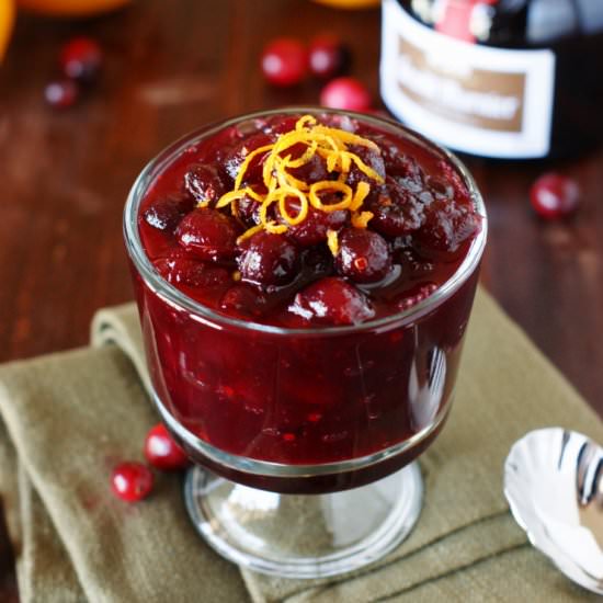 Grand Marnier Cranberry Sauce